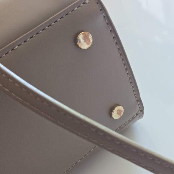 Zara Leather Crossbody Purse - ASH Brown Detachable Straps Party Cocktail - Picture 3 of 8